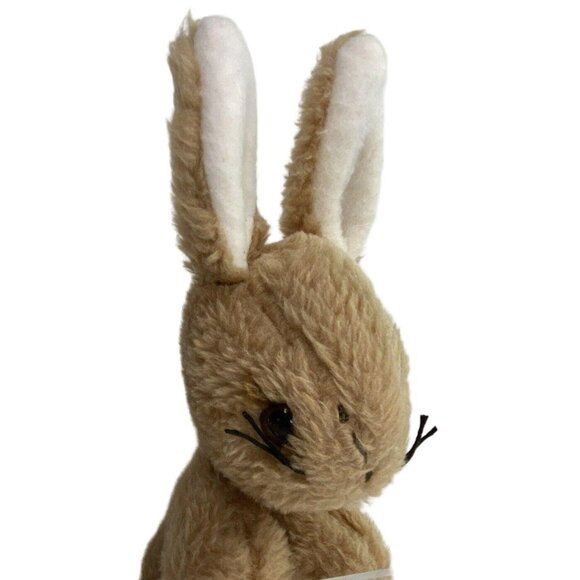 Vintage Eden‎ Classic Bunny Rabbit Plush Stuffed Animal 11" Brown Tan Timeworn - Picture 1 of 13